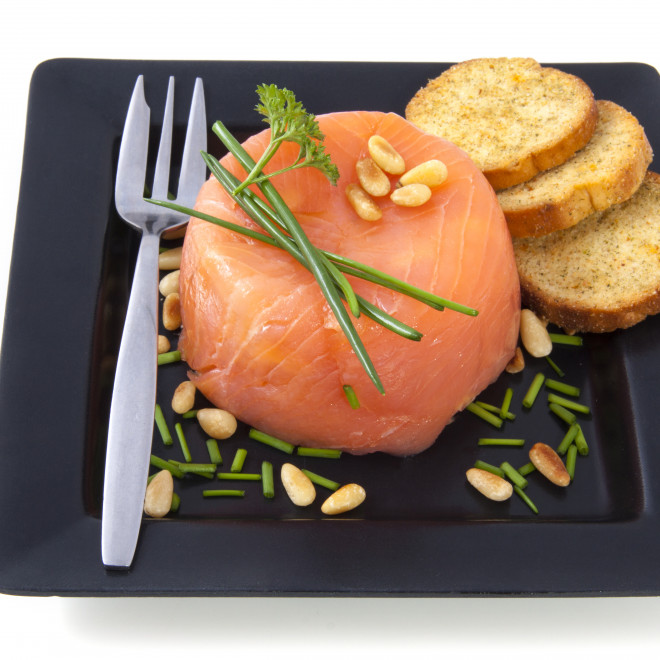 Parfait de saumon